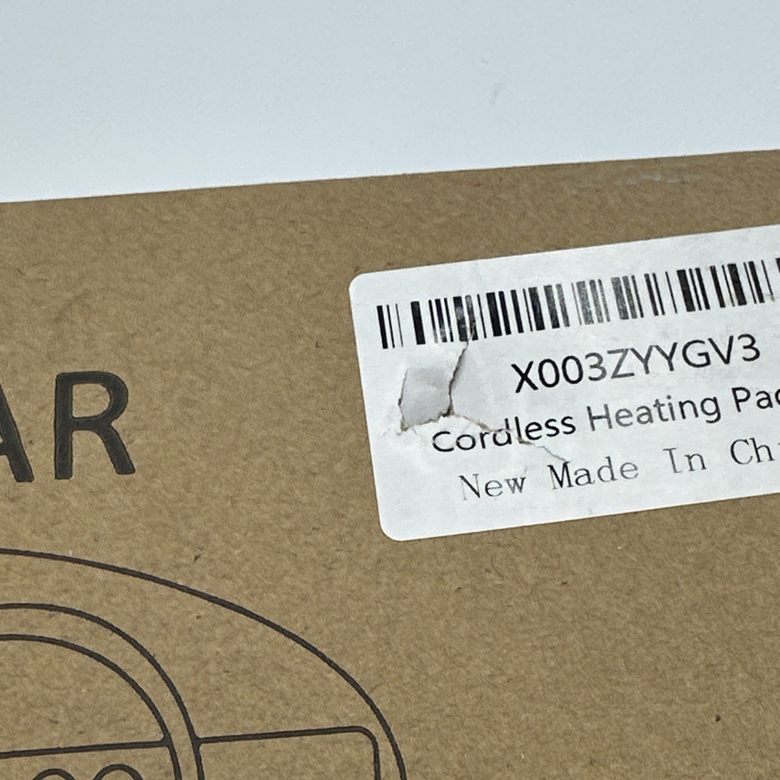 NEW Beestar Portable Cordless Heating Pad–Vibration & Heat Massage Belt Open Box