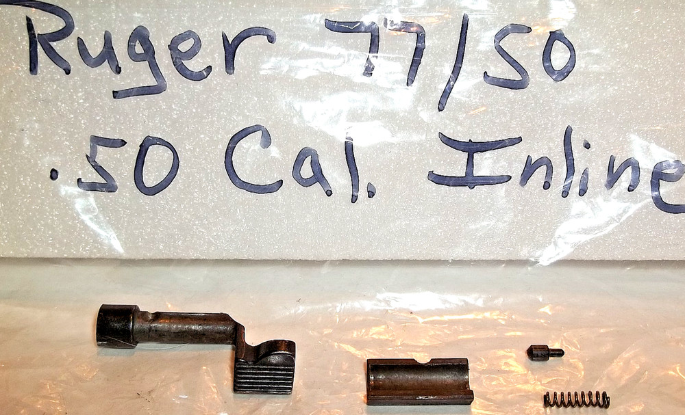 RUGER 77/50 INLINE MUZZLELOADING RIFLE 4 PC SAFETY BLUED RIGHT HAND .50 CAL