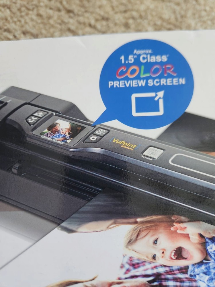 VuPoint Magic Wand, Portable Handheld Scanner - Auto-Feed Dock