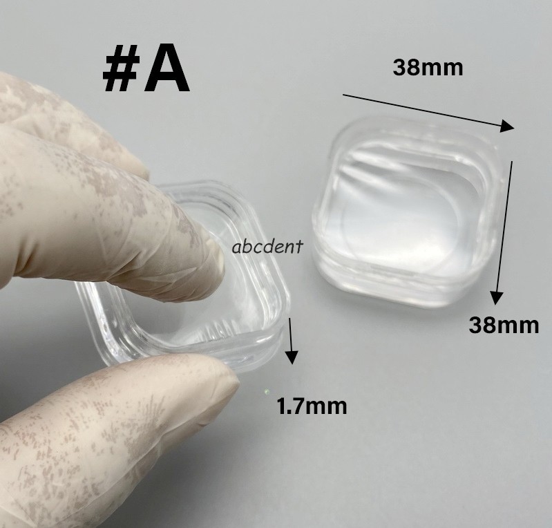 Plastic Denture Tooth Box False Teeth Transparent Membrane Case Jewelry Boxes
