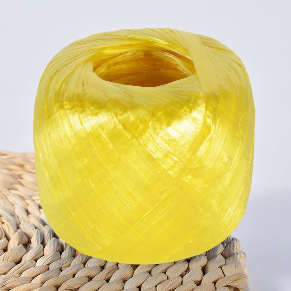 Polyester Nylon Plastic Rope Twine, 4Cm Width 310M Bundled Roll for Packing, Gar