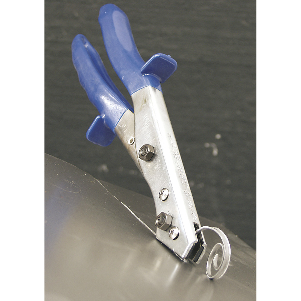 Sealey Hand Nibbler Shears Interchangeable Cutting Jaws With Safety Lock AK327