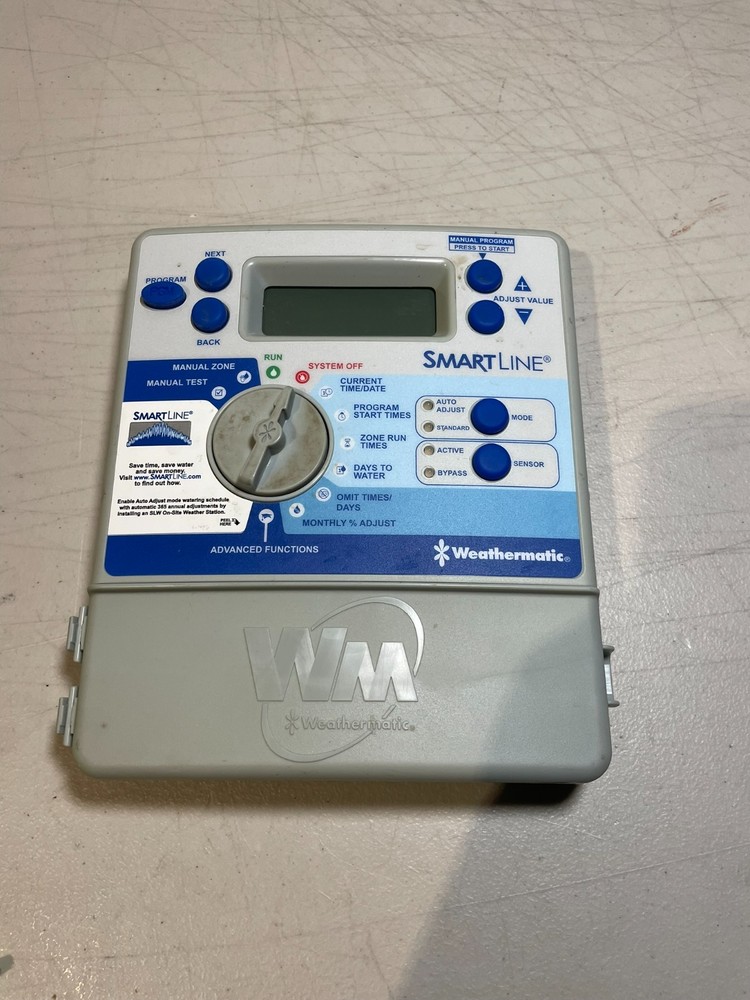 Weathermatic SmartLine SL1600 Irrigation Controller Timer Tested Working