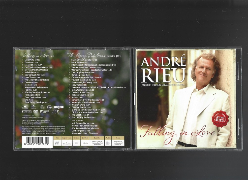 Andre Rieu - Falling In Love CD/DVD (2016)