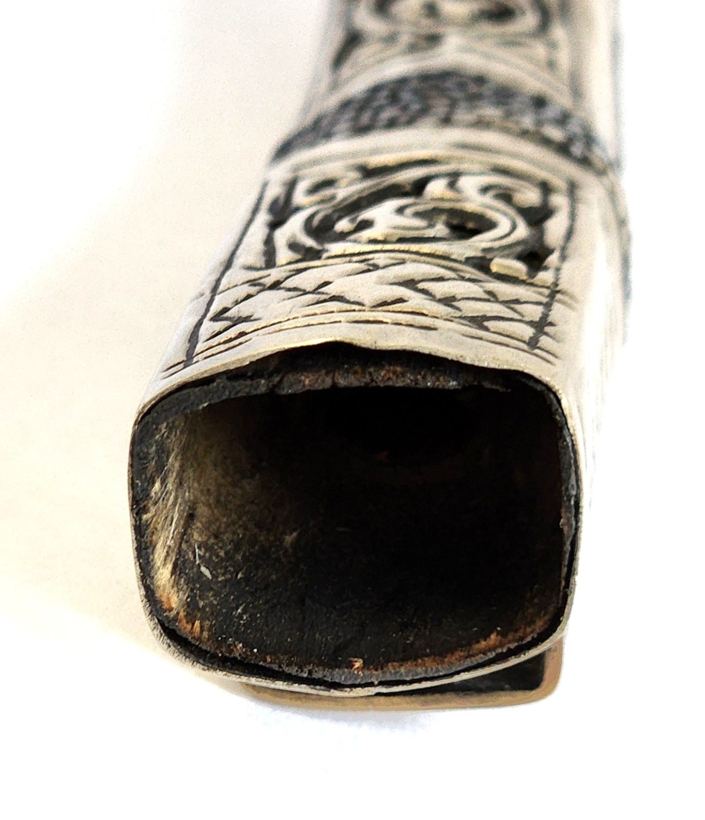 Antique Tibetan Himalayan Turquoise Knife & Sheath Tribal Nomad 6.5" Sheathed