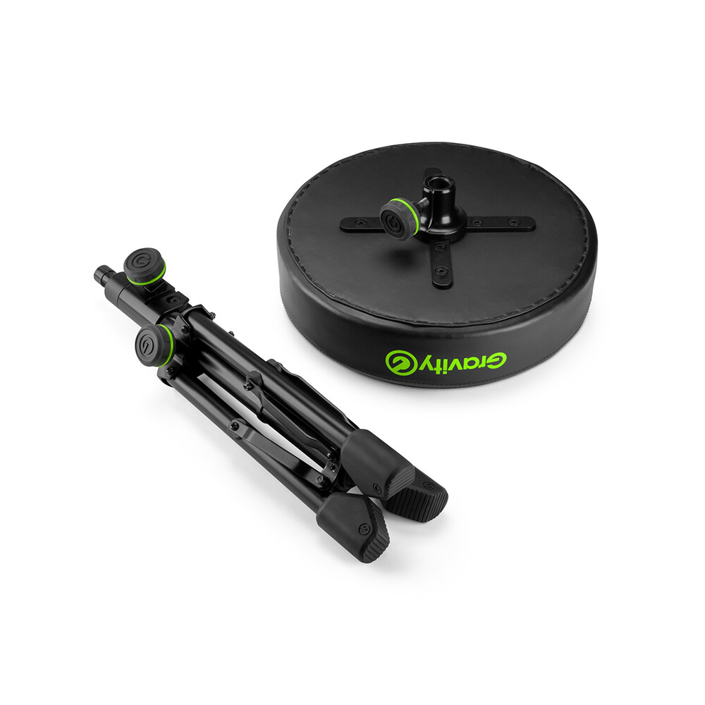 Gravity FD SEAT 1 Round Universal Foldable Music Stool Height Adjustable Studio