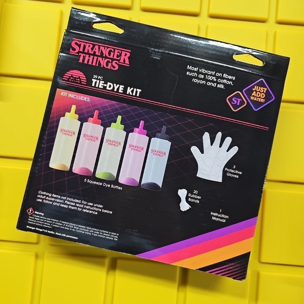 Stranger Things Netflix Tie dye Kit