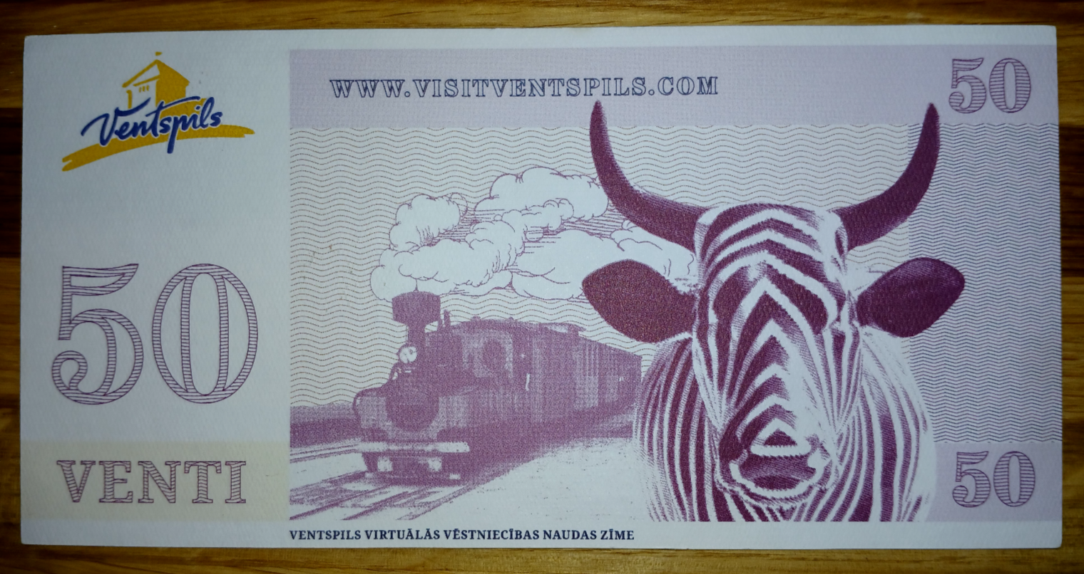 Venti 2011 banknotes Ventspils Latvia 6 pcs in lot