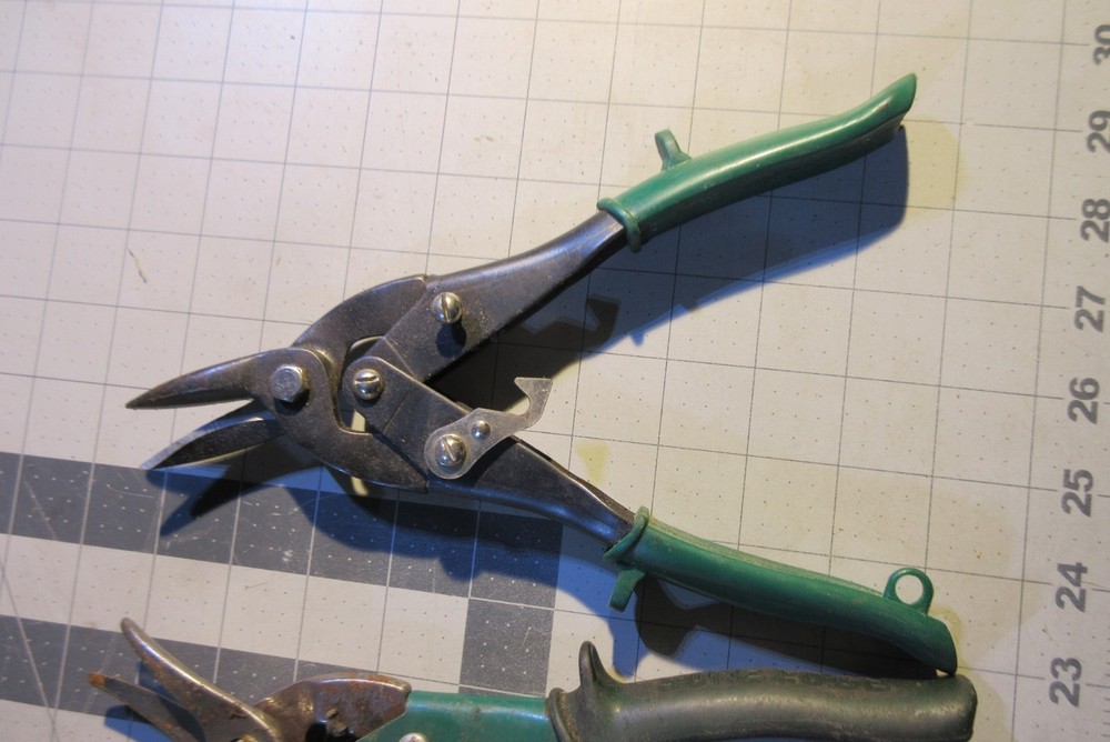 Tin Snips metal shears, lever type, prior owned