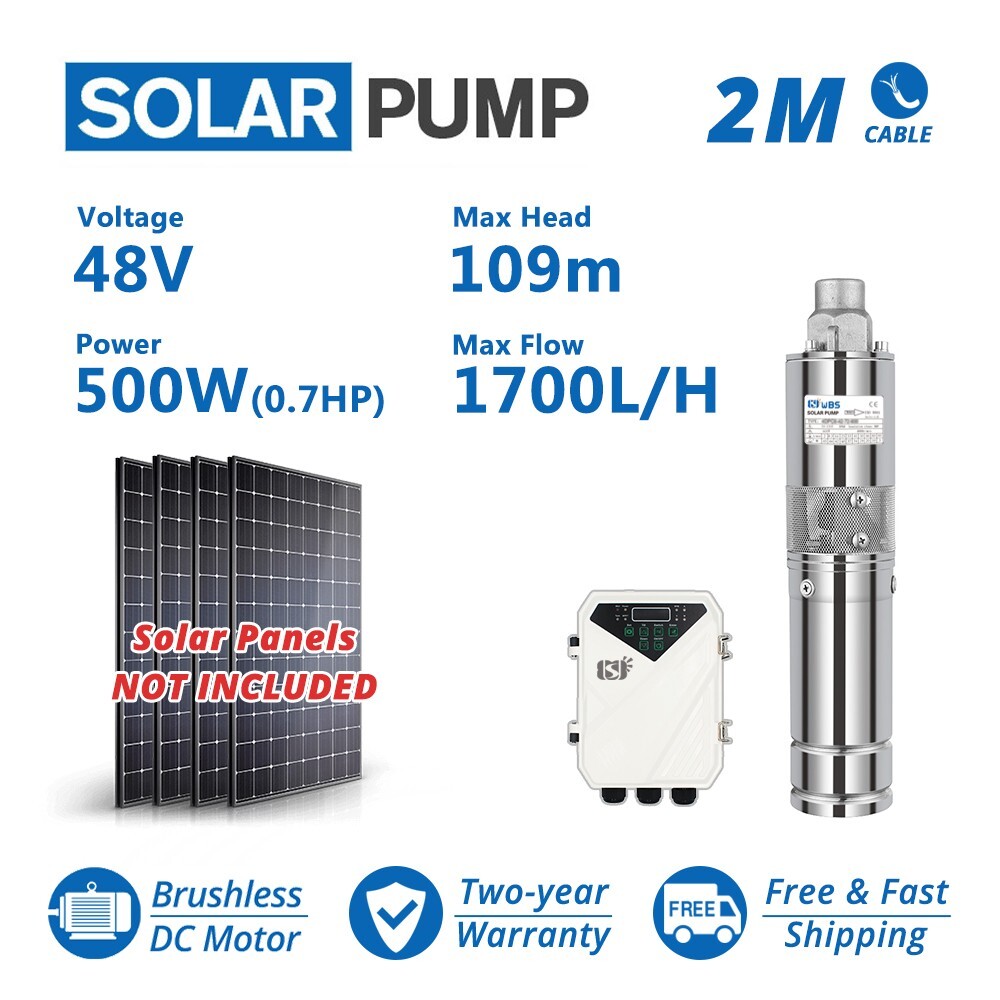 [Replacement Pump Only] 3” 500W Screw Solar Bore Well Pump Without Controller