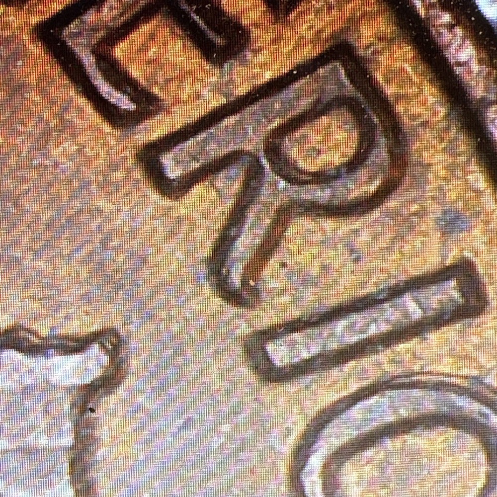 1964 Lincoln Memorial Cent Machine Doubling On Reverse Error!