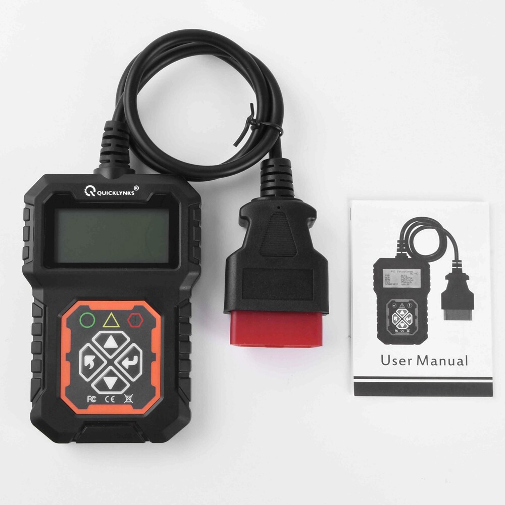 QUICKLYNKS T31 Universal OBD2 Scanner Diagnostic Tool Read & Clear Engine Fault