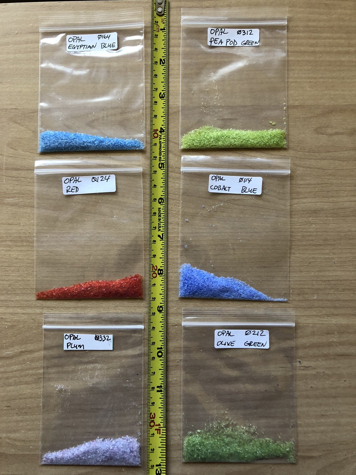 Bullseye COE90 Scrap Stringer-Confetti-Frit&More: Fusing Starter Mega Pack:Used