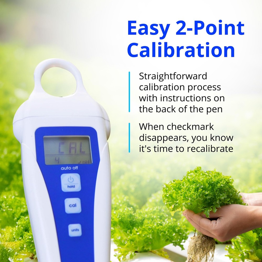 pH Pen - ± 0.1 pH Accurate, Durable Double Junction Probe, Waterproof & Float...