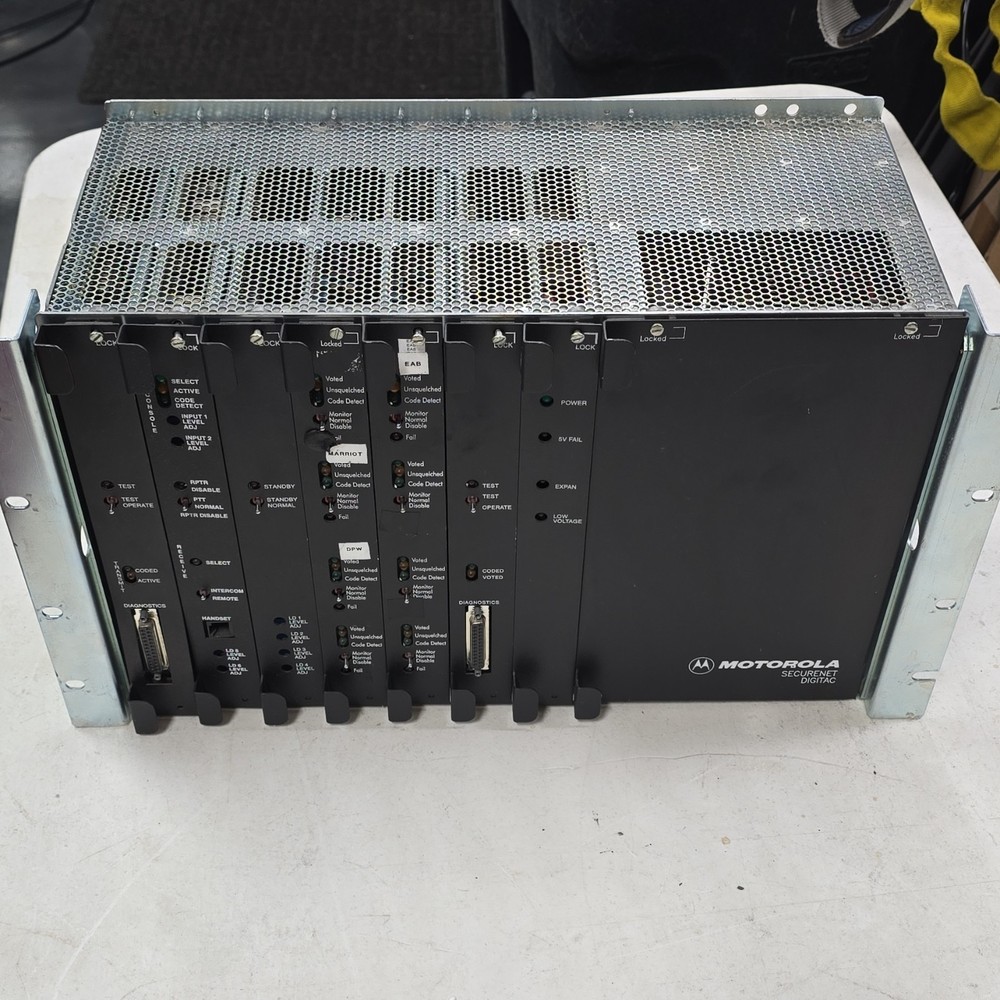 Motorola Securenet Digitac PLC Chassis Model Q2981A MPN Q2981A