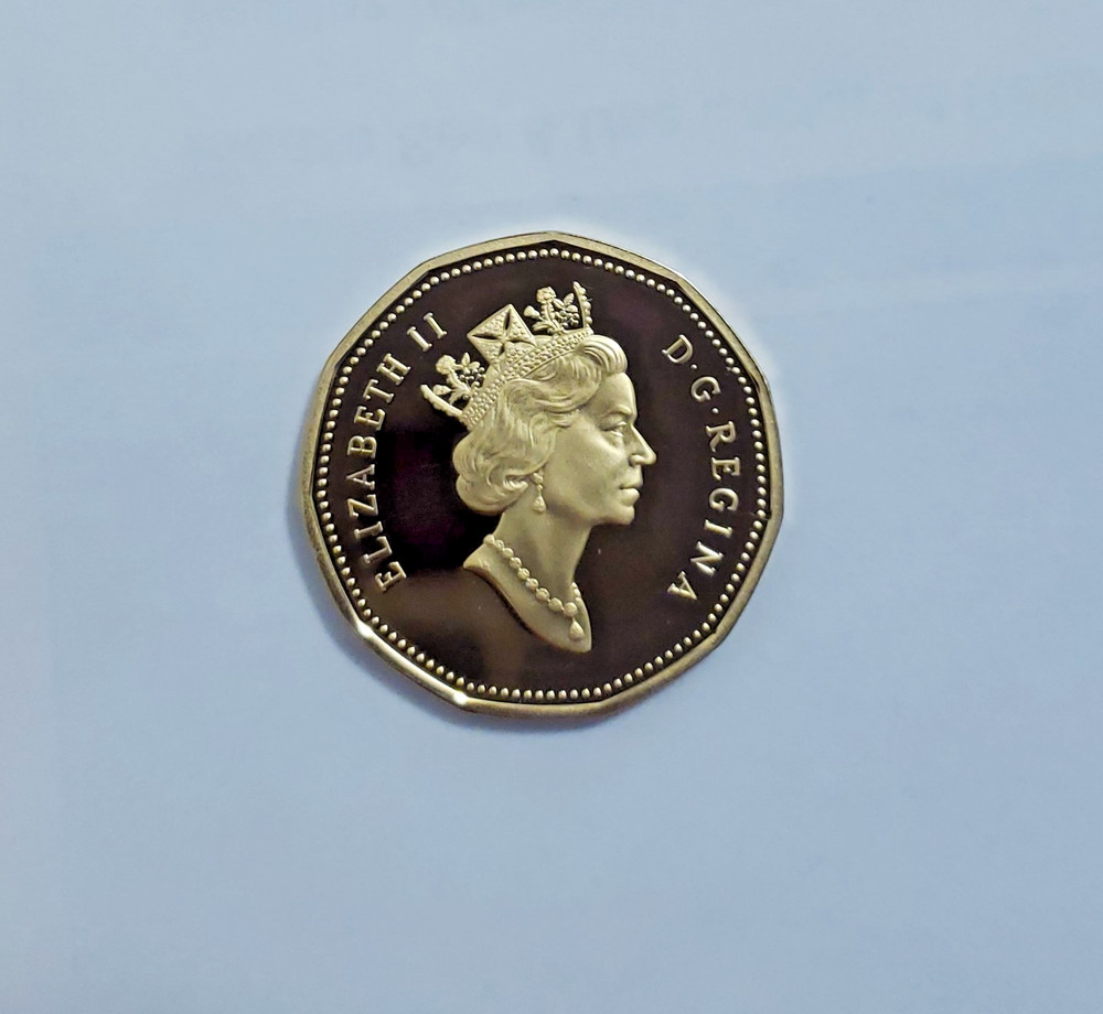 1990 Canadian Proof Loon Dollar