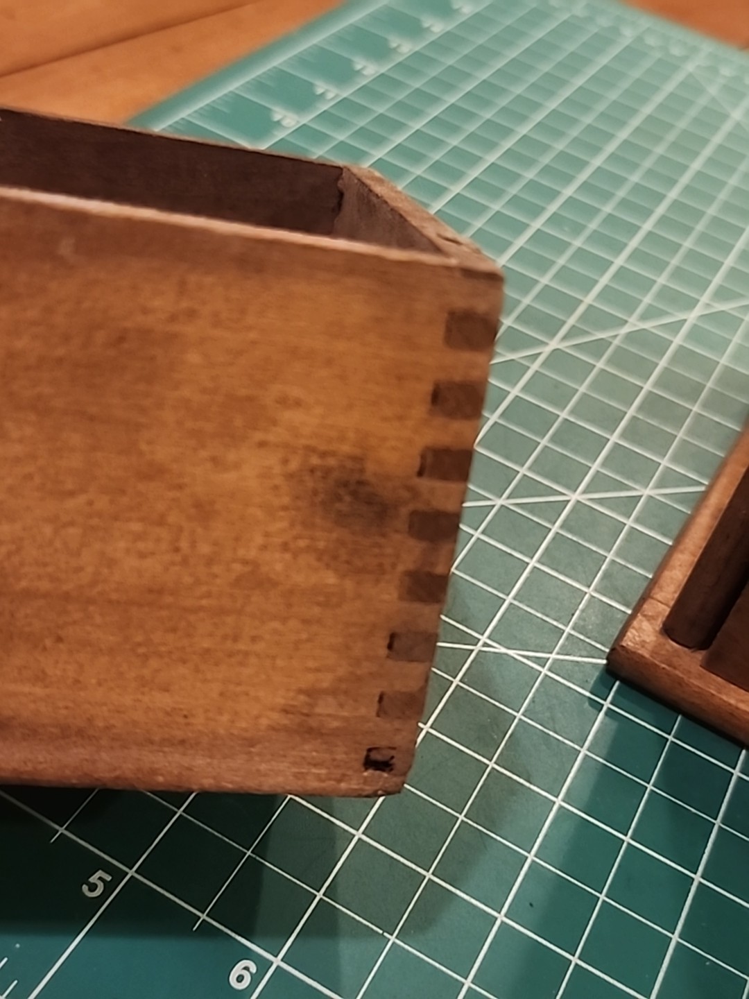 ANTIQUE PRIMITIVE HANGING SPICE CABINET w/ 8 STENCILED DRAWERS - gw!