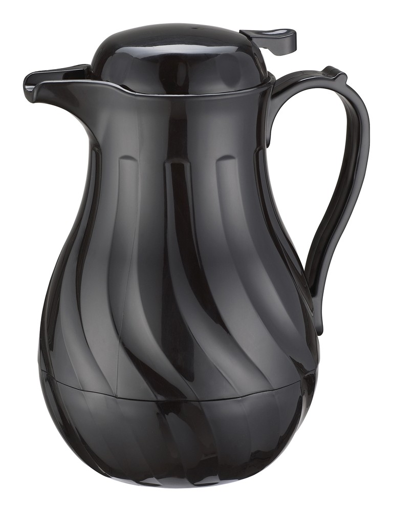20oz Insulated Beverage Server, Push Button, Black Swirl (12 Each)
