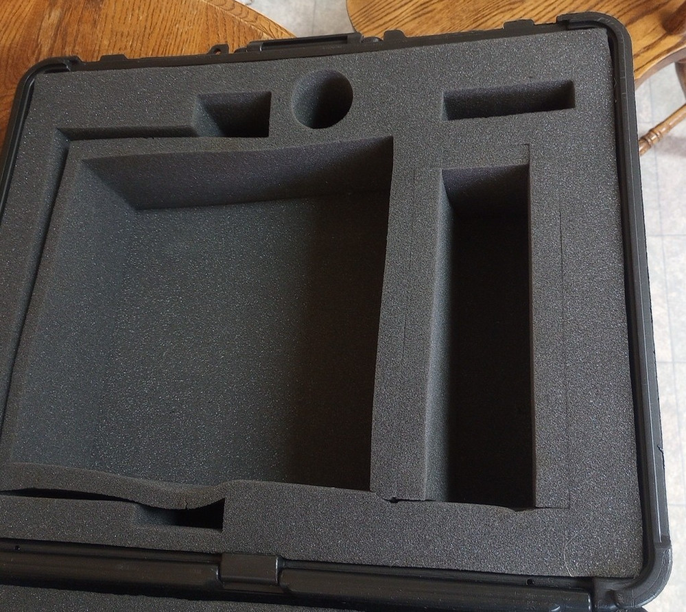 Califone Hard Plastic Carrying Case w/ Foam Inserts – Durable Storage Equipment