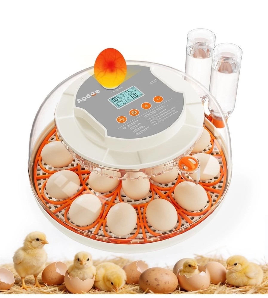 APDOE Egg Incubators for Hatching Eggs, Temperature and Humidity Control