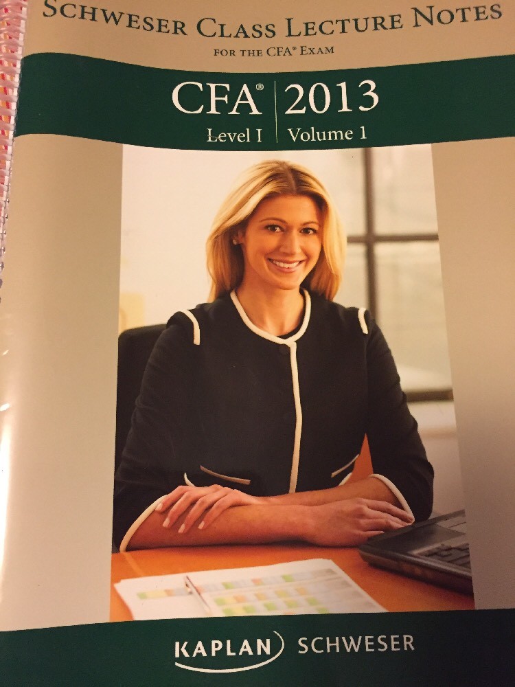 CFA Exam Prep 2013 Schweser weekly class workbook volume 1 Level 1