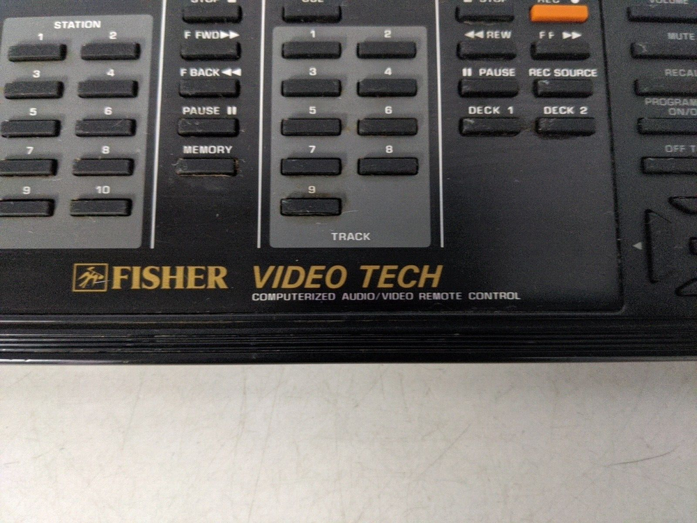 FISHER VIDEO TECH COMPUTERIZED AUDIO/VIDEO REMOTE CONTROL RAV-420