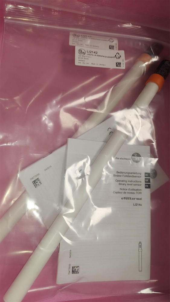 New IFM LI2142, LI5142 liquid level sensor