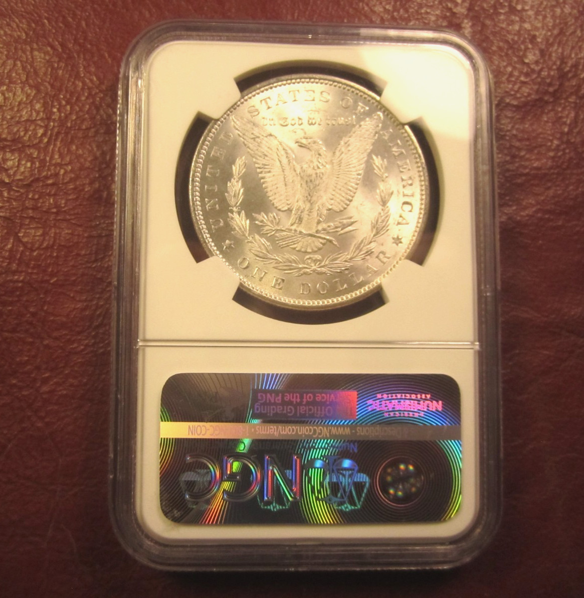 1883 MORGAN DOLLAR NGC MS63 BLAST WHITE NICE ORIGINAL SILVER MINT COIN CERTIFIED