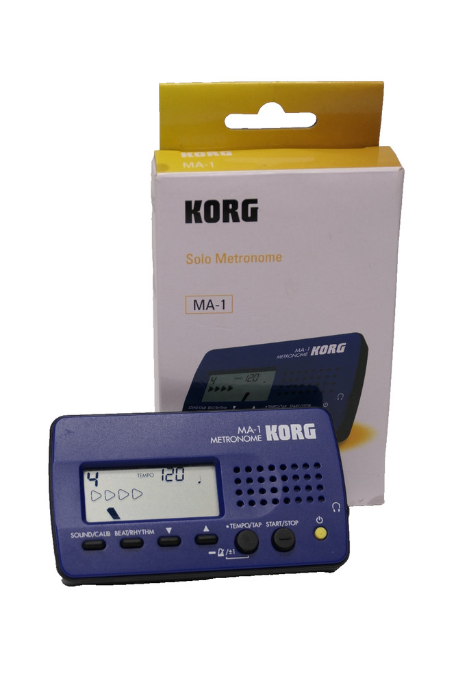 Korg MA-1 Battery Powered Digital Metronome for Practicing (Blue) Tested Working