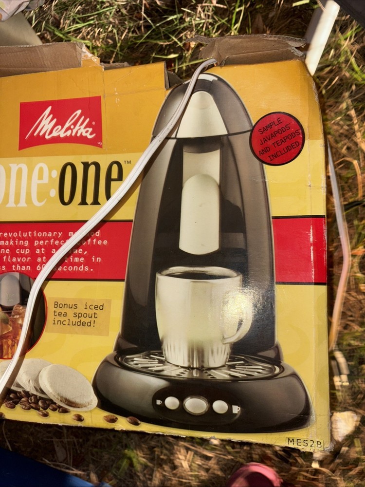 Melitta One:One Pod Brewing System Coffee & Tea Maker MES2B New in Open Box