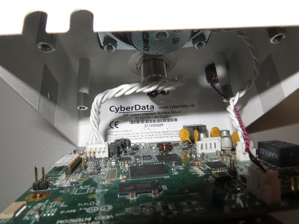 Power Tested CyberData SIP Indoor Intercom Surface Mount AS-IS