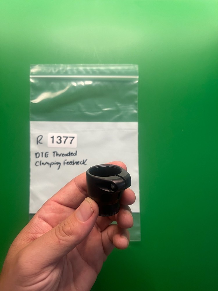 Dye Threaded Clamping Feedneck