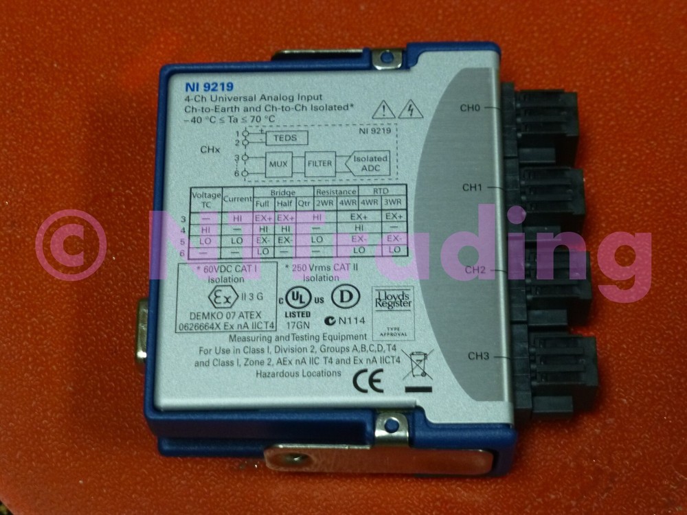 National Instruments NI-9219 cDAQ Universal Analog Input Module