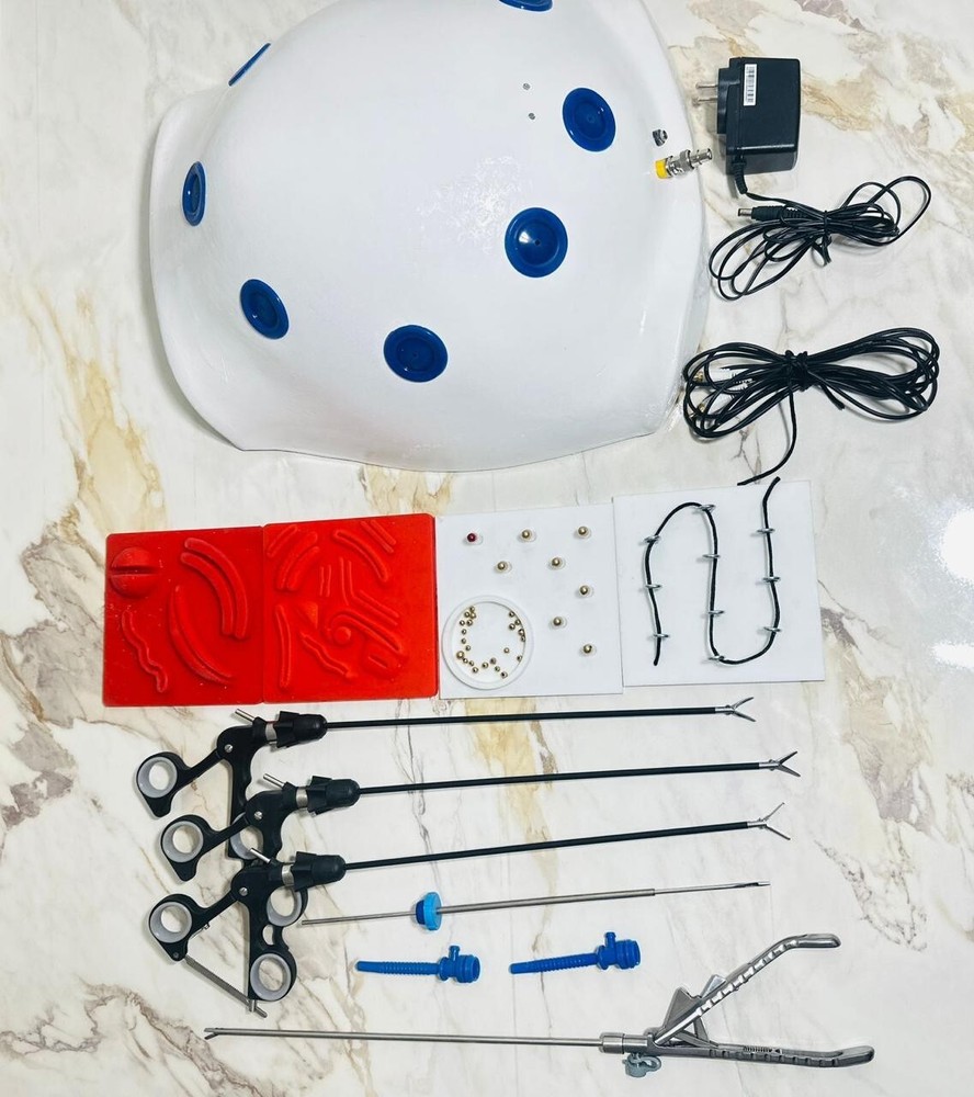 Laparoscopic Endo Trainer Simulator Training Box Camera Instruments Set