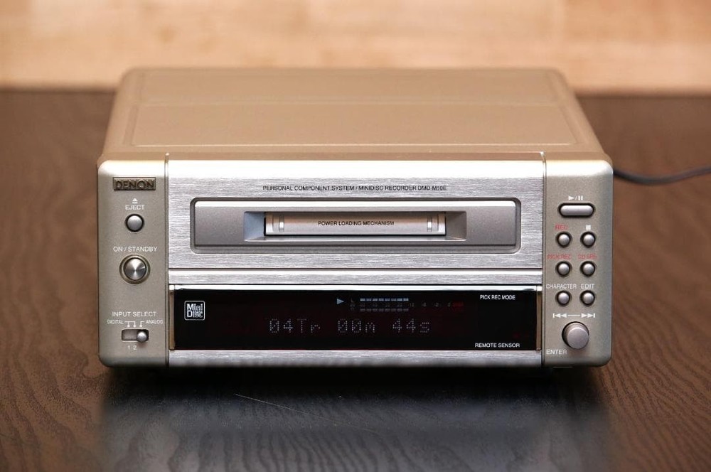 DENON DMD-M10E MiniDisc Recorder MD Deck MD Player Maintenance completed