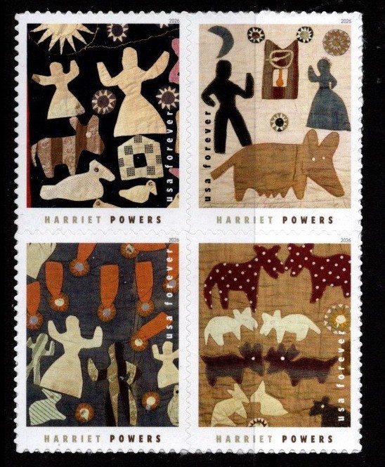 #6058 -6061 2026 Harriet Powers Block/4 - MNH