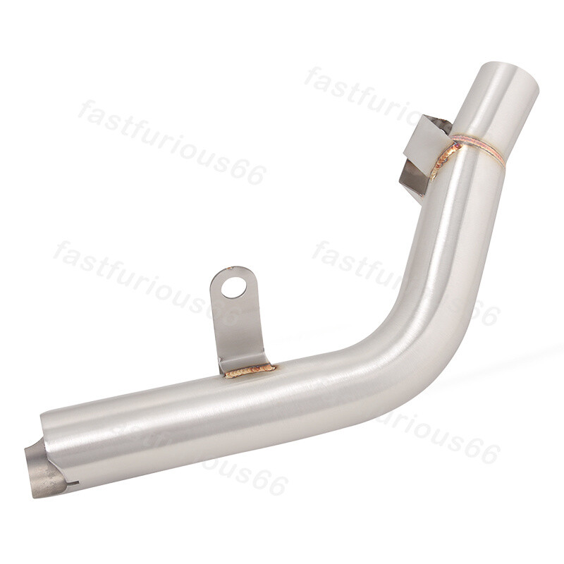 For Suzuki GSXR600 GSX-R750 2011-2023 Exhaust Mid Connect Link Pipe Tube Steel