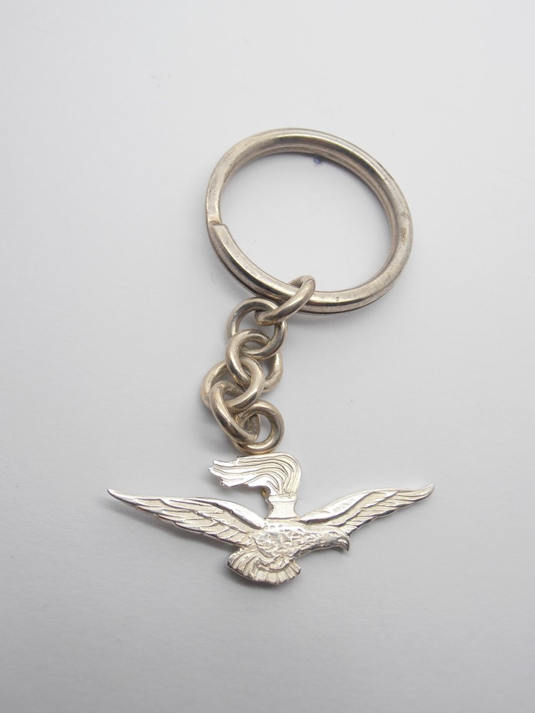 Army Aviation: 925 Silver Keychain Eagle AVES - Pilot Observer