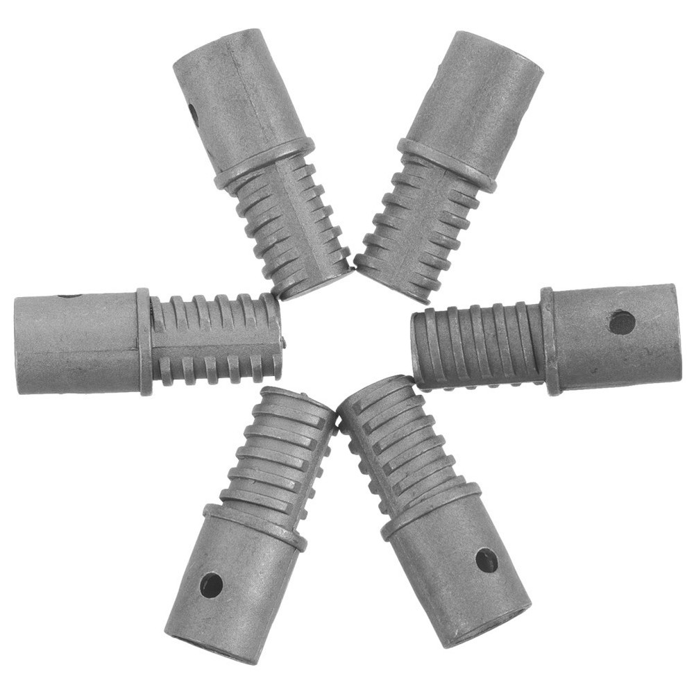 6 Pcs Broom Pole Adapter Handle Threaded Tip Ferrule Replacement