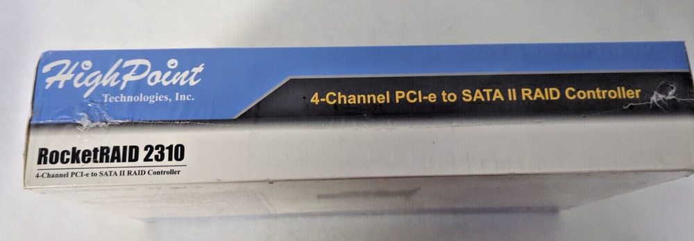 HighPoint RocketRAID Model 2310 4 channel PCI-e to SATA II Raid Controller Card
