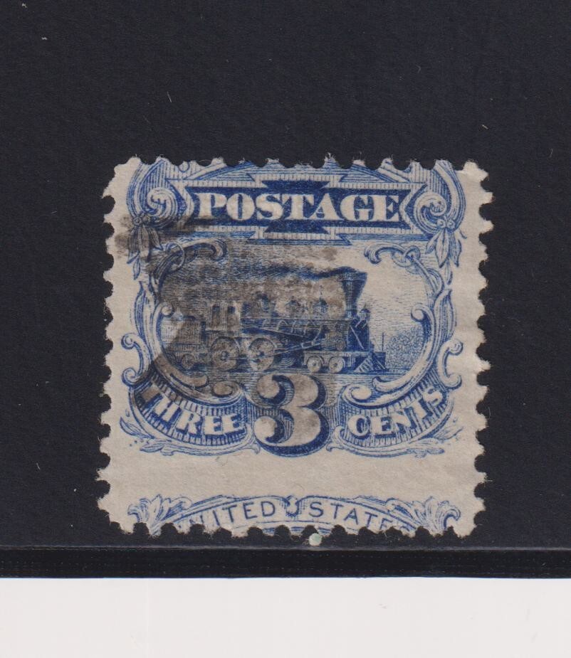US SC#114 -- USED -- MISPERF ERROR