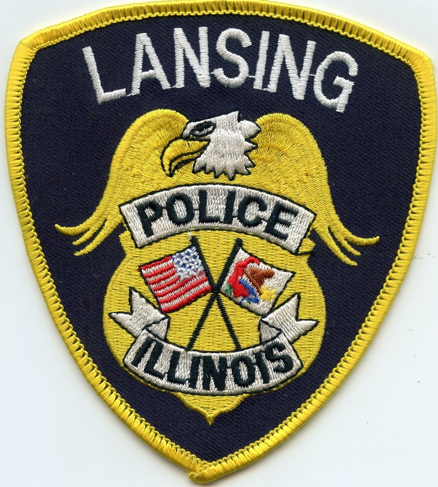 LANSING ILLINOIS IL POLICE PATCH
