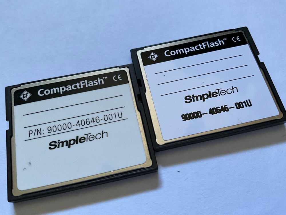 2pcs 1gb SIMPLETECH Compact flash memory for CF NIKON CANON cameras