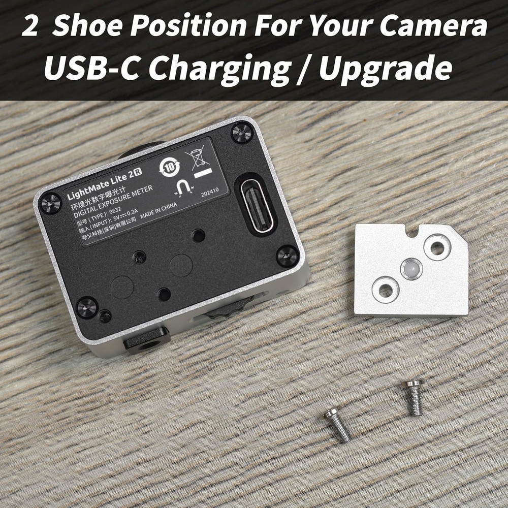 Rechargeable 20H Battery Light Meter