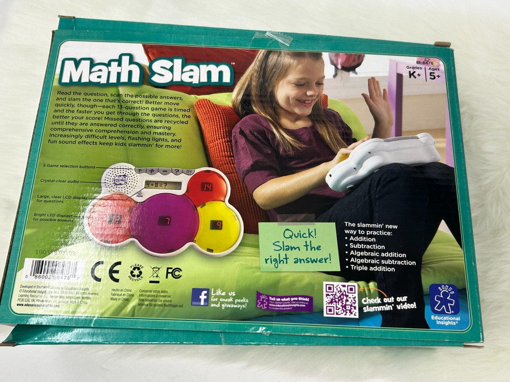 Math Slam Educational Insights COMPLETE TESTED