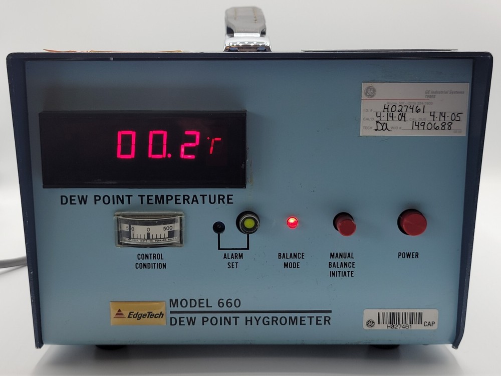 EdgeTech (EG&G) Model 660 Dew Point Hygrometer