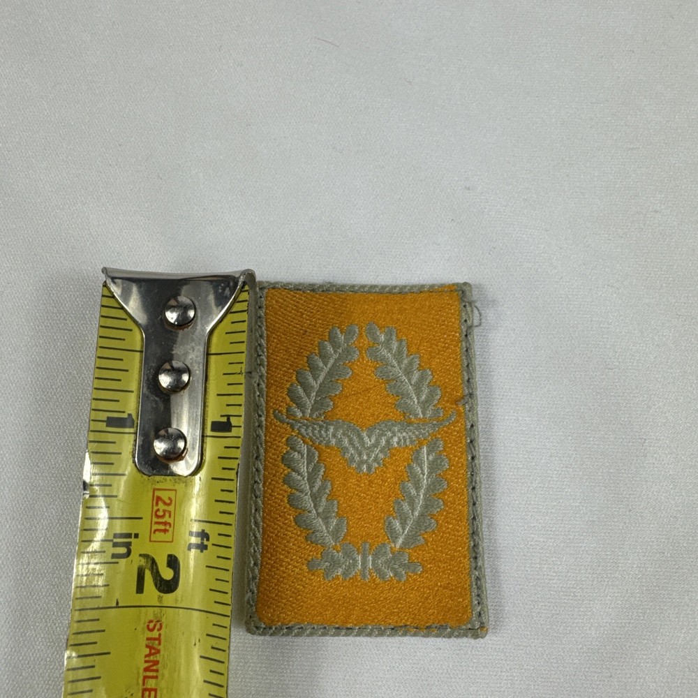 WWII GERMAN COLLAR YELLOW UNIFORM TAB