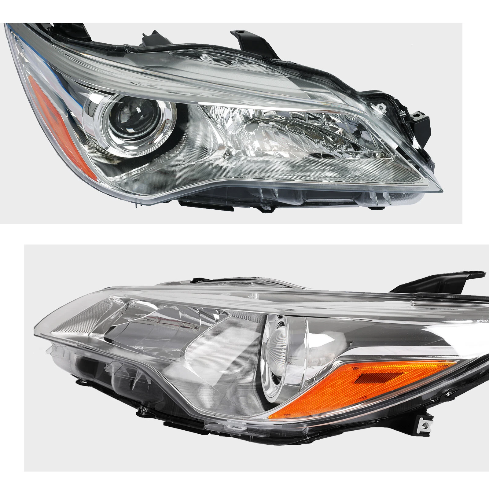 Headlights For 2015 2016 2017 Toyota Camry LE SE XLE XSE Projector Headlamp Pair