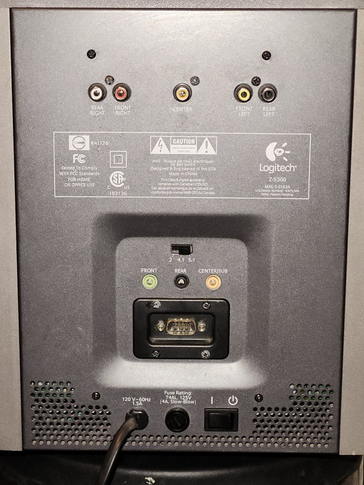 Logitech Z-5450 THX Computer Powered Subwoofer ONLY