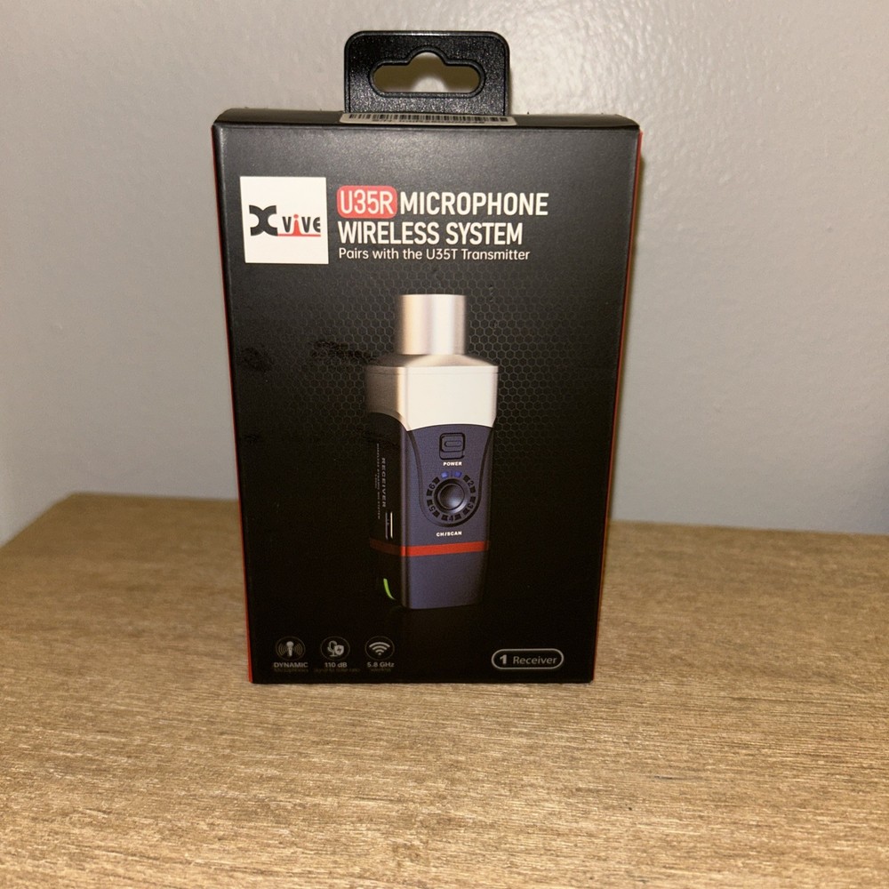 X-VIVE U35 Microphone Wireless System, 5.8 GHz Receiver